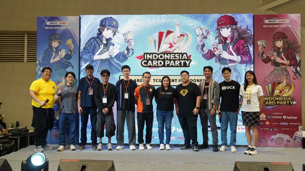 Community group on stage